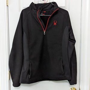 SPYDER 1/4 ZIP PULLOVER MEN'S Pullover Like New Sz Large